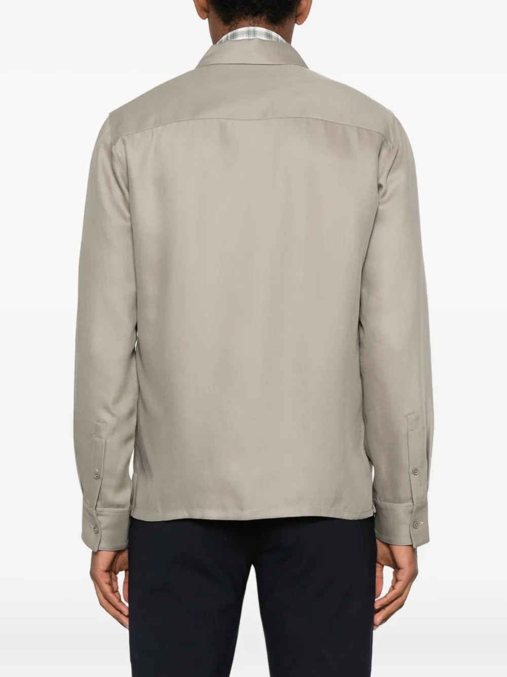 Zip-Fastening Shirt Jacket