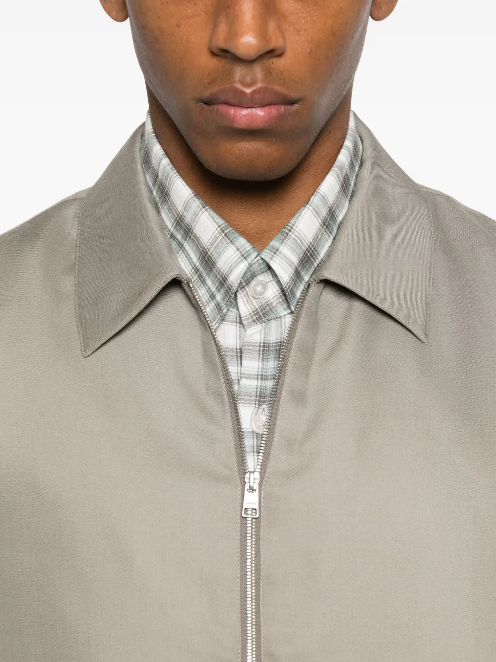Zip-Fastening Shirt Jacket