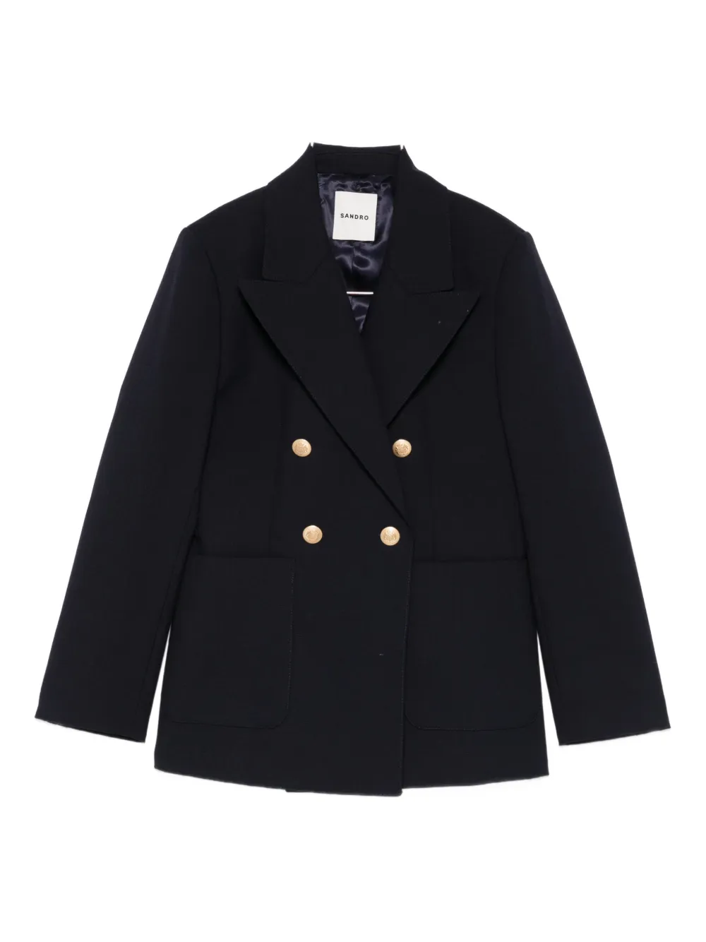 SANDRO Blazer doppiopetto - Blu