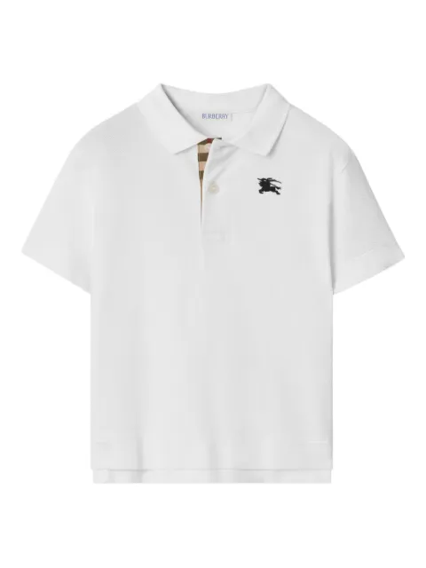 Burberry Kids Poloshirt mit Equestrian Knight-Logo