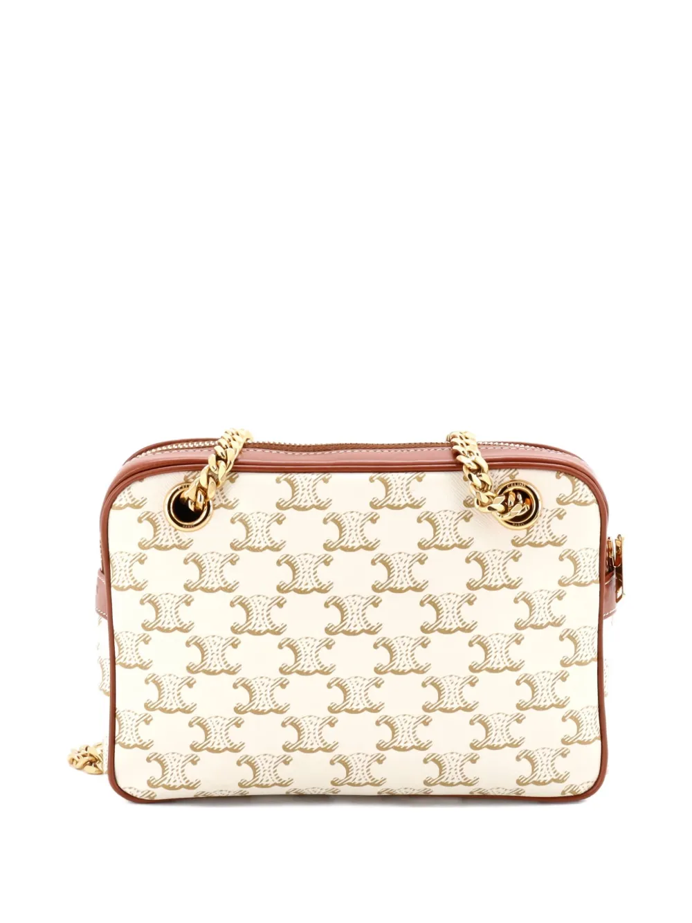 Celine Pre-Owned Patapans Bag Triomphe Coated Canvas Small shoulder bag | Pre-Owned | Image 2