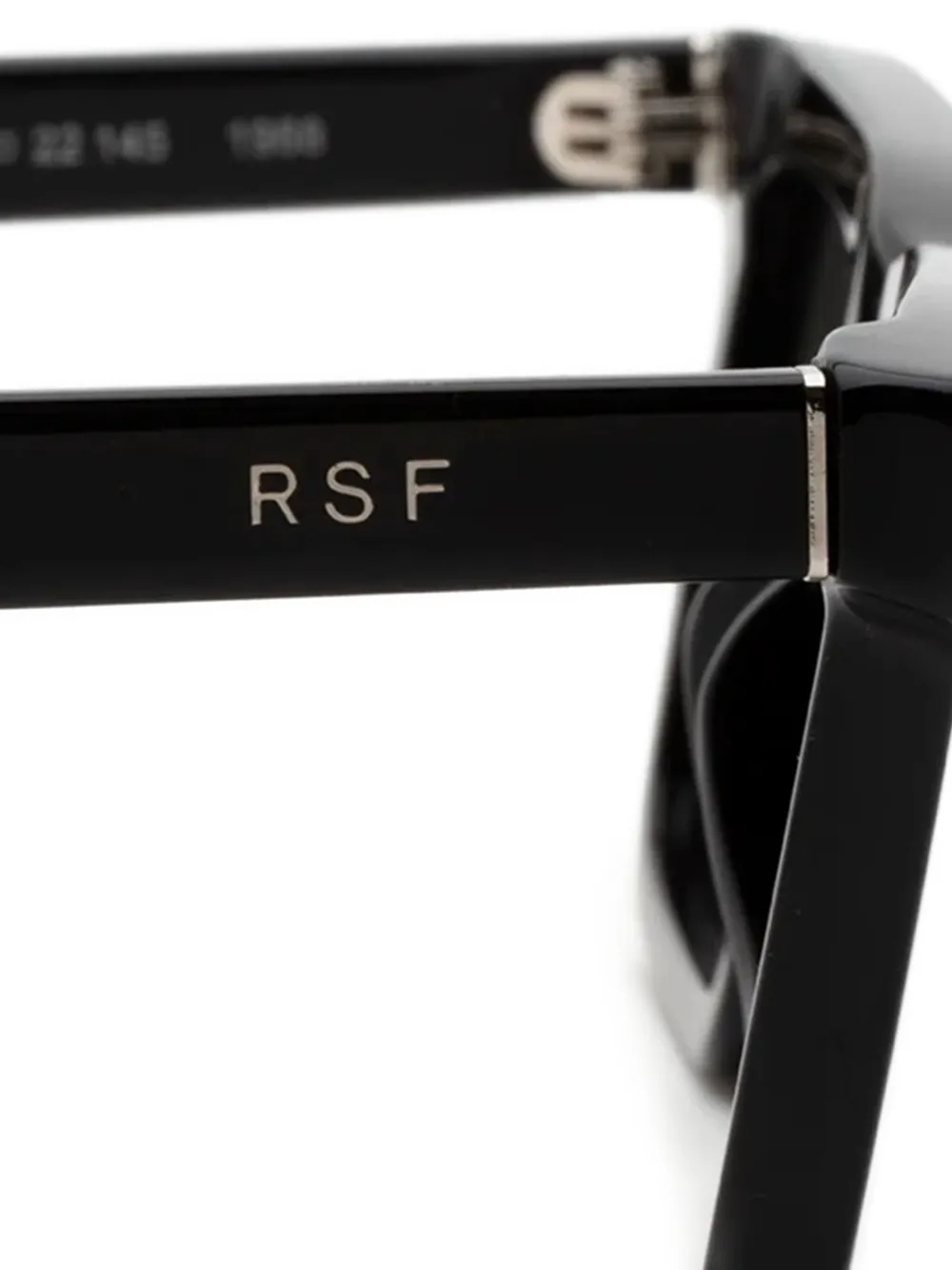 Retrosuperfuture Zonnebril met vierkant montuur Zwart