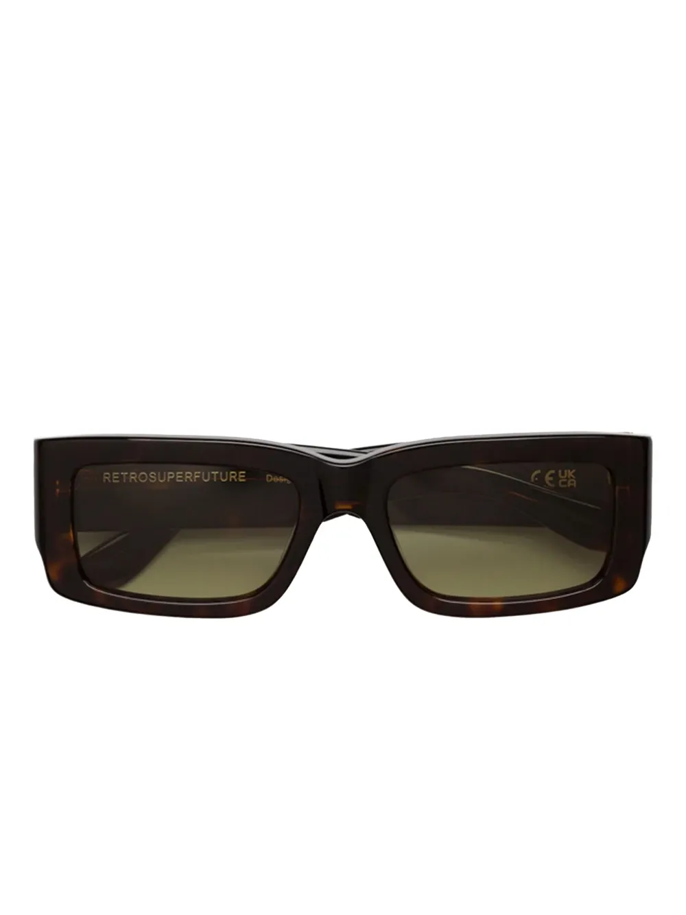 Retrosuperfuture rectangle frame sunglasses | Brown | Image 1
