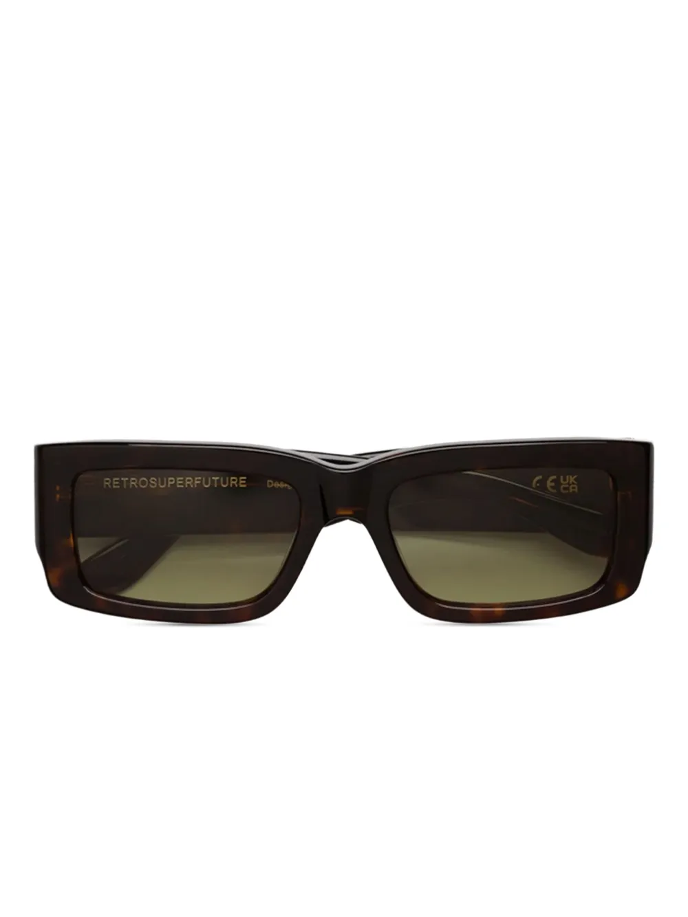 Retrosuperfuture rectangle frame sunglasses | Brown | Image 1
