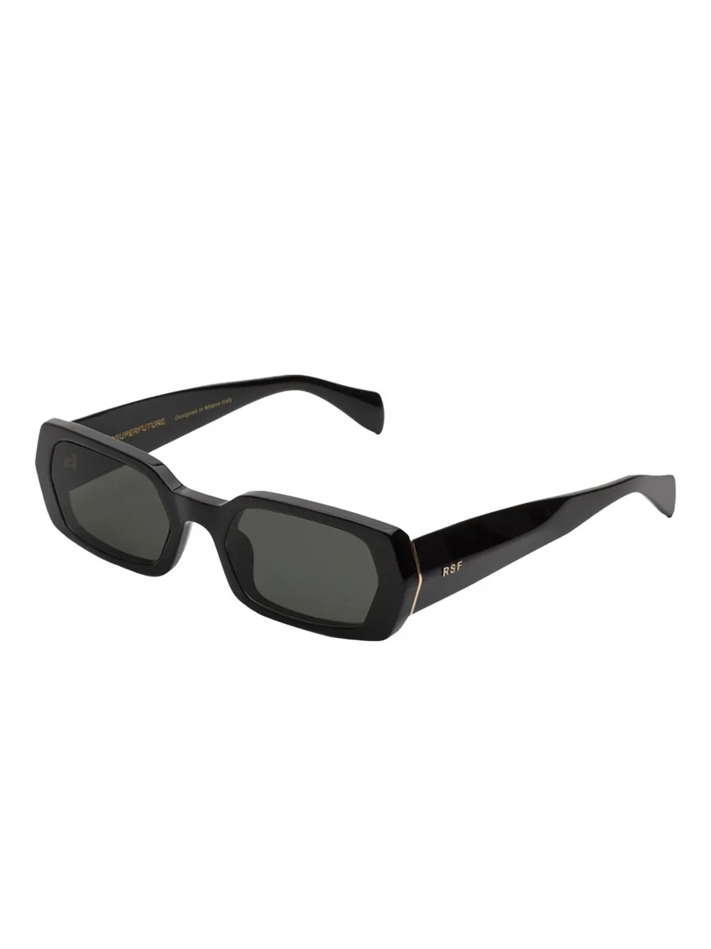 Retrosuperfuture geometric frame sunglasses - Zwart