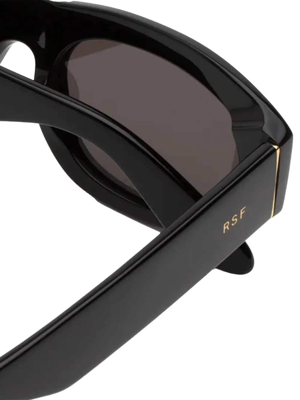 Retrosuperfuture Zonnebril met geometrisch montuur Zwart