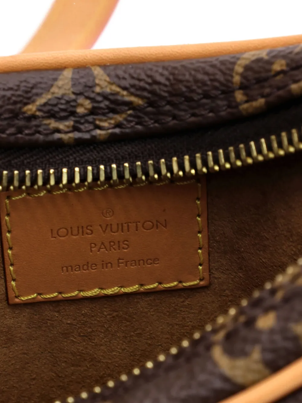 Pre-owned Louis Vuitton Loop Handbag Monogram Canvas Hobo Bag In Brown