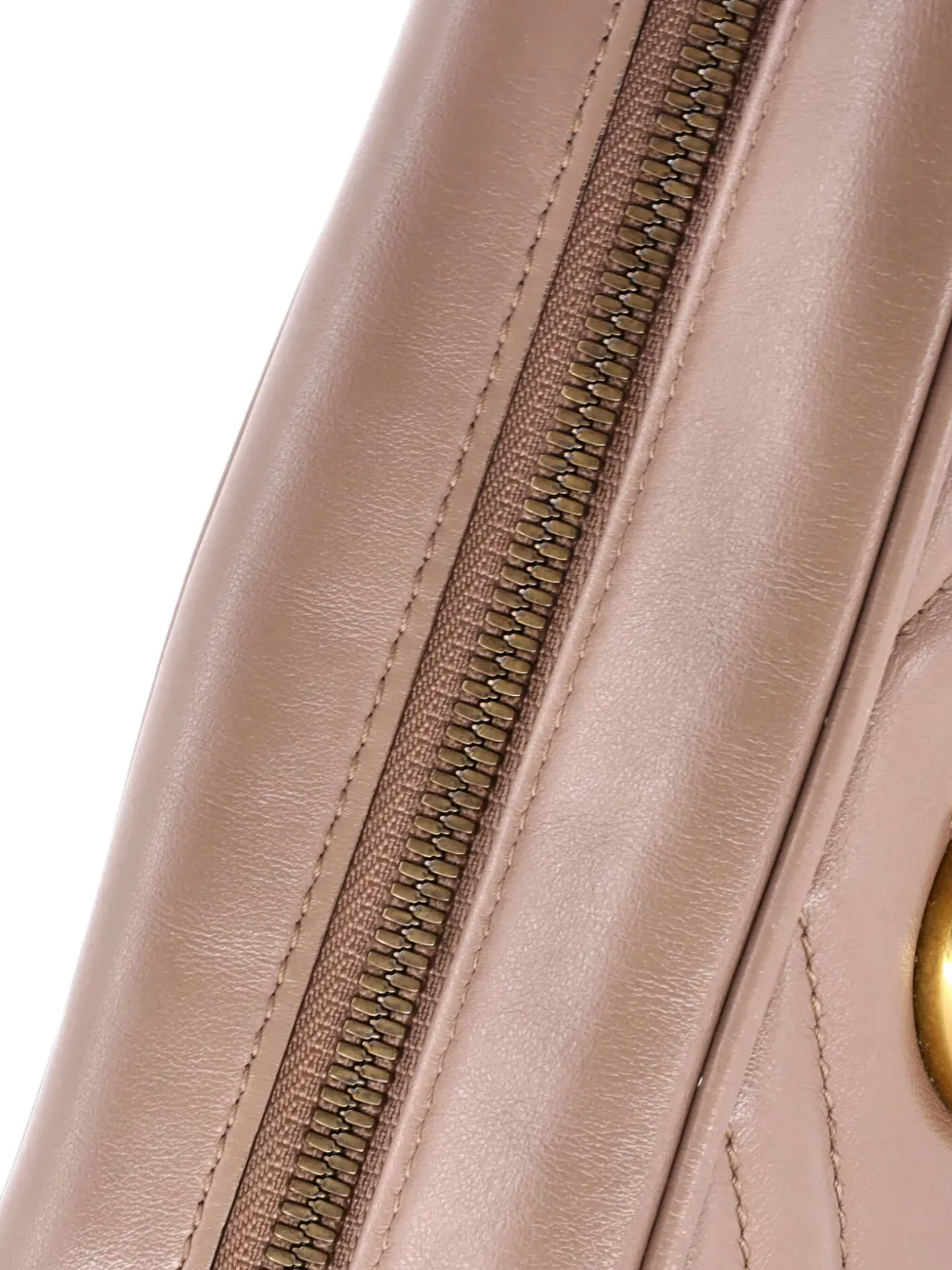 Pre-owned Gucci Gg Marmont Shoulder Bag Matelasse Leather Small Crossbody Bag In Neutral