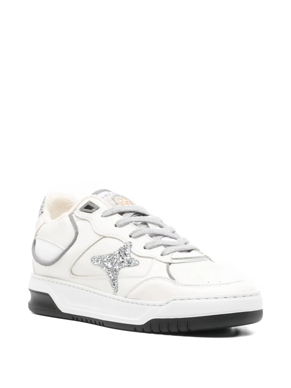 Ama Brand Sneakers met ster-applicatie - Wit