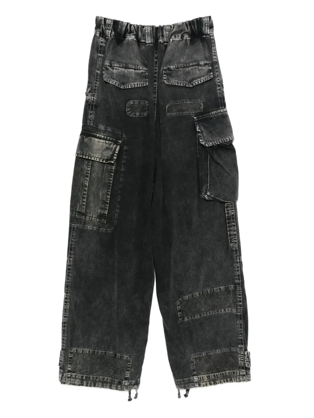 Maison MIHARA YASUHIRO cargo-pockets track pants - Zwart