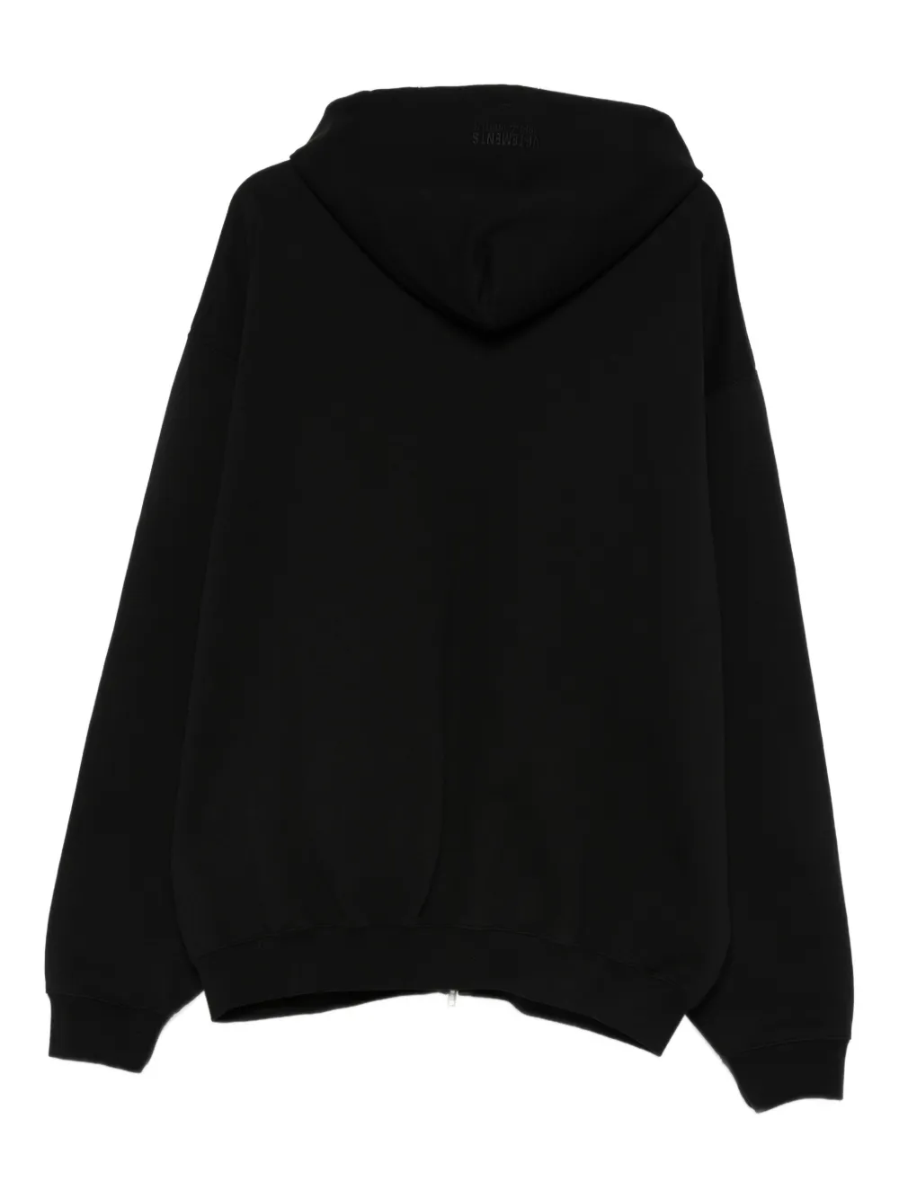 Vetements Garderobe Cotton Hoodie In Black
