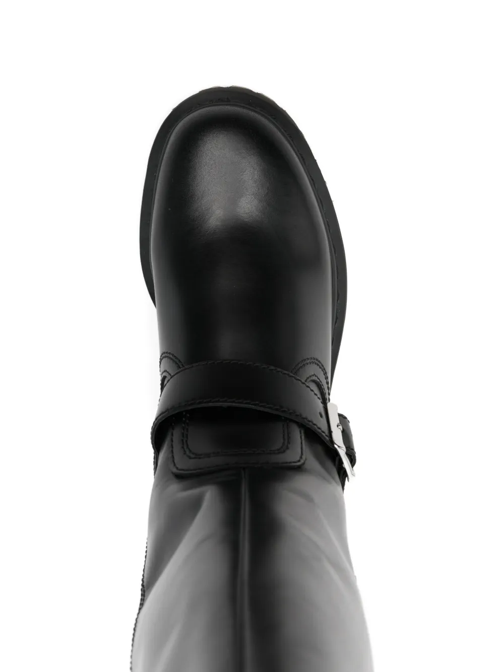 Dr. Martens Anistone laarzen met ronde neus en gesp Zwart