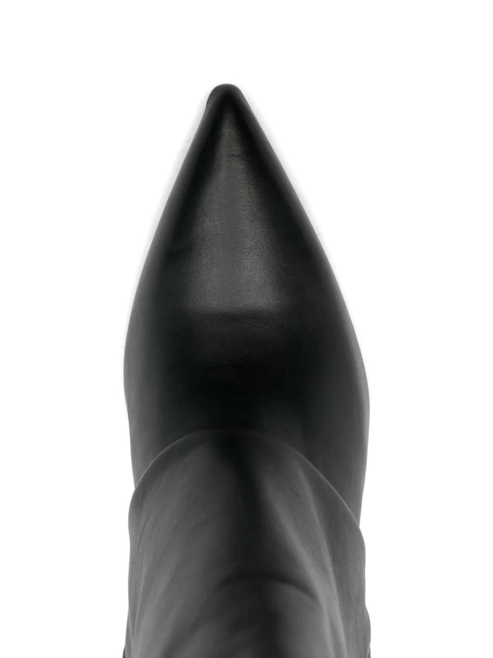 Gisel Moire 50mm Matilda Knee-high Boots In Black