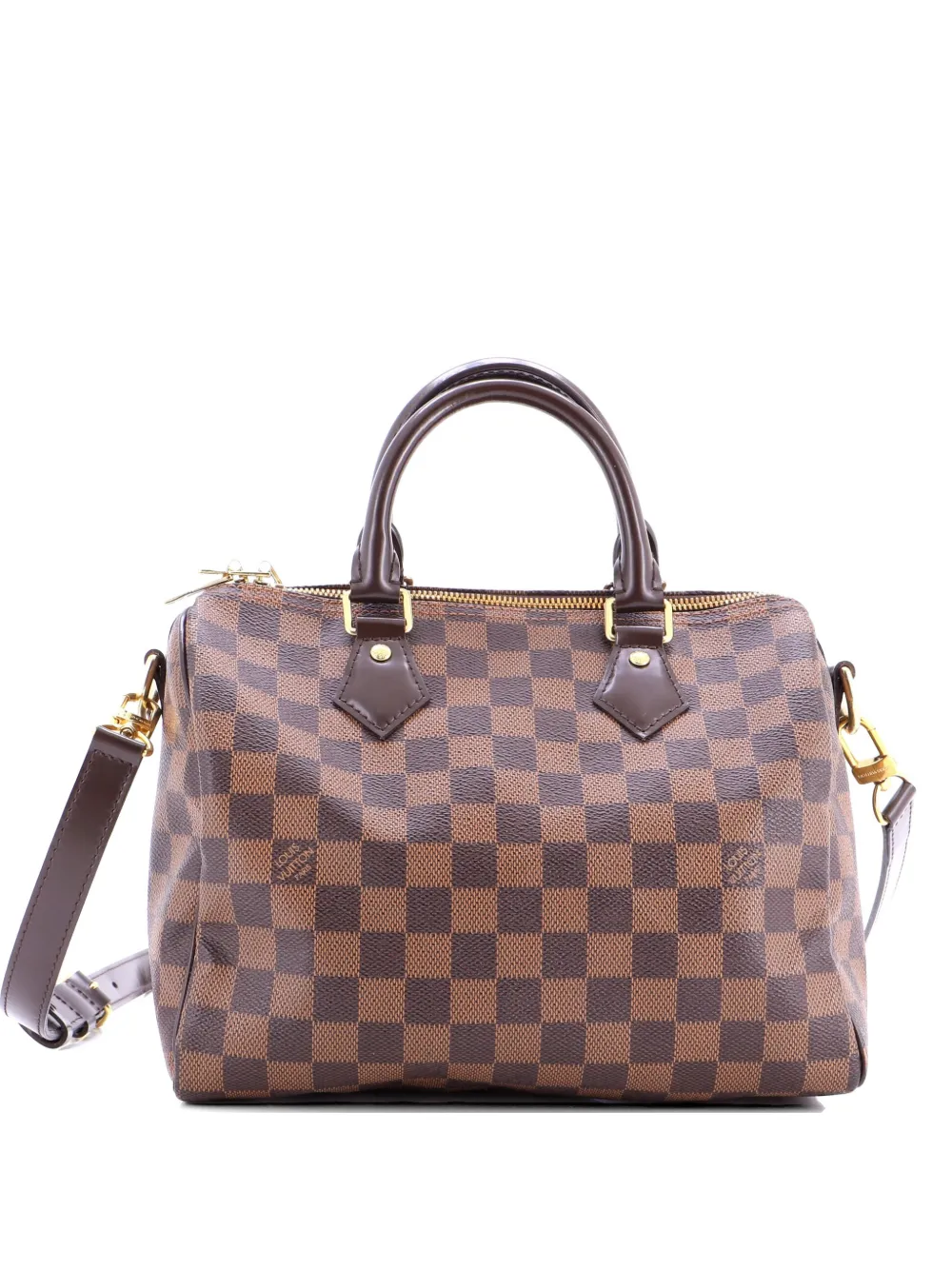 Louis Vuitton Pre-Owned Speedy Bandouliere Bag Damier 25 satchel - Marrone