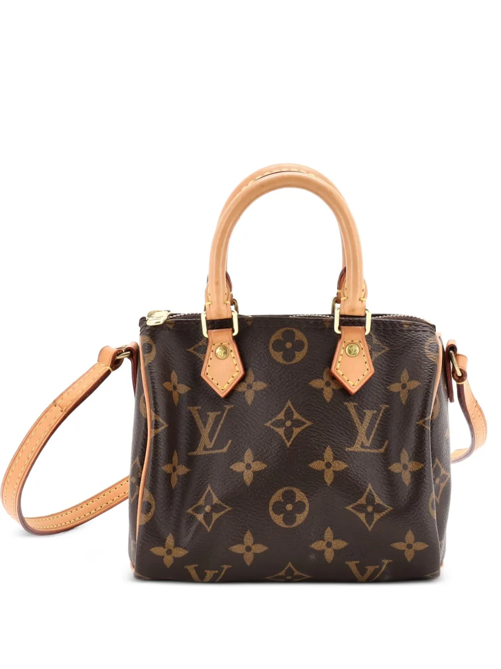 Louis Vuitton Pre-Owned Speedy Bandouliere Bag Monogram Canvas Nano