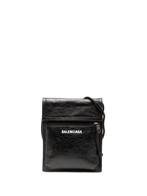 Balenciaga Pre-Owned 2020 kleine Arena Explorer Umhängetasche aus Lammleder