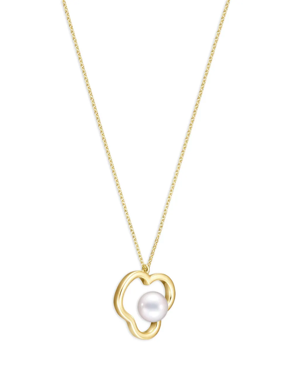 TASAKI Collana Collection Line Chants in oro bianco 18 carati con perle Akoya