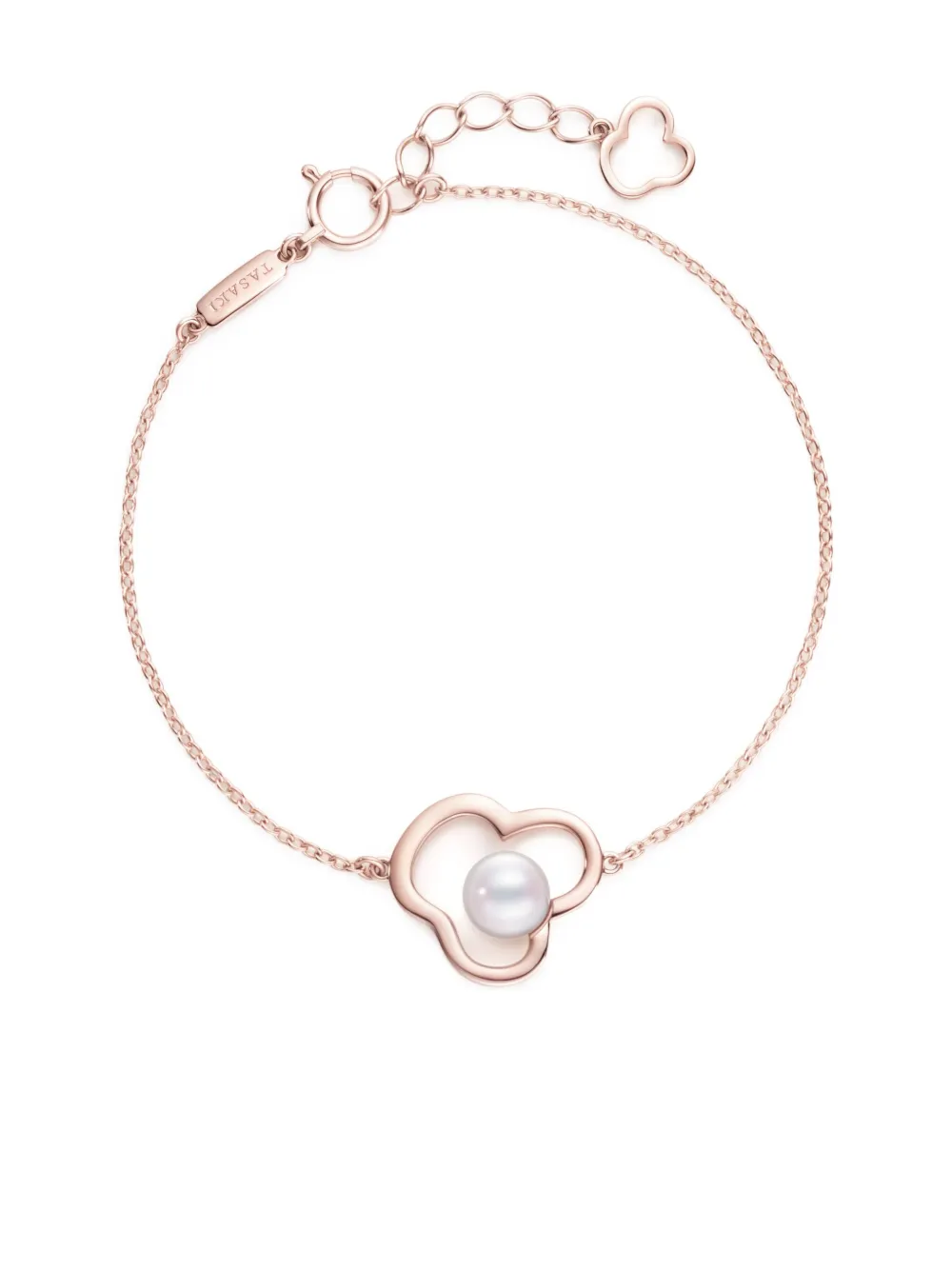 TASAKI Bracciale Chants in oro rosa 18 carati con perle Akoya