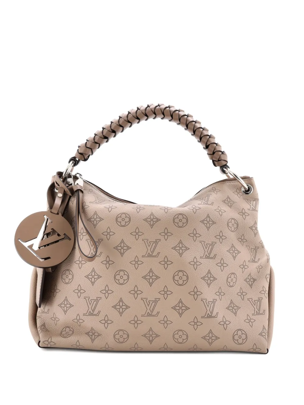Louis Vuitton Pre-Owned Braided Handle Beaubourg Mahina Leather MM Louis Vuitton Pre-Owned Braided Handle Beaubourg Mahina Leather MM
