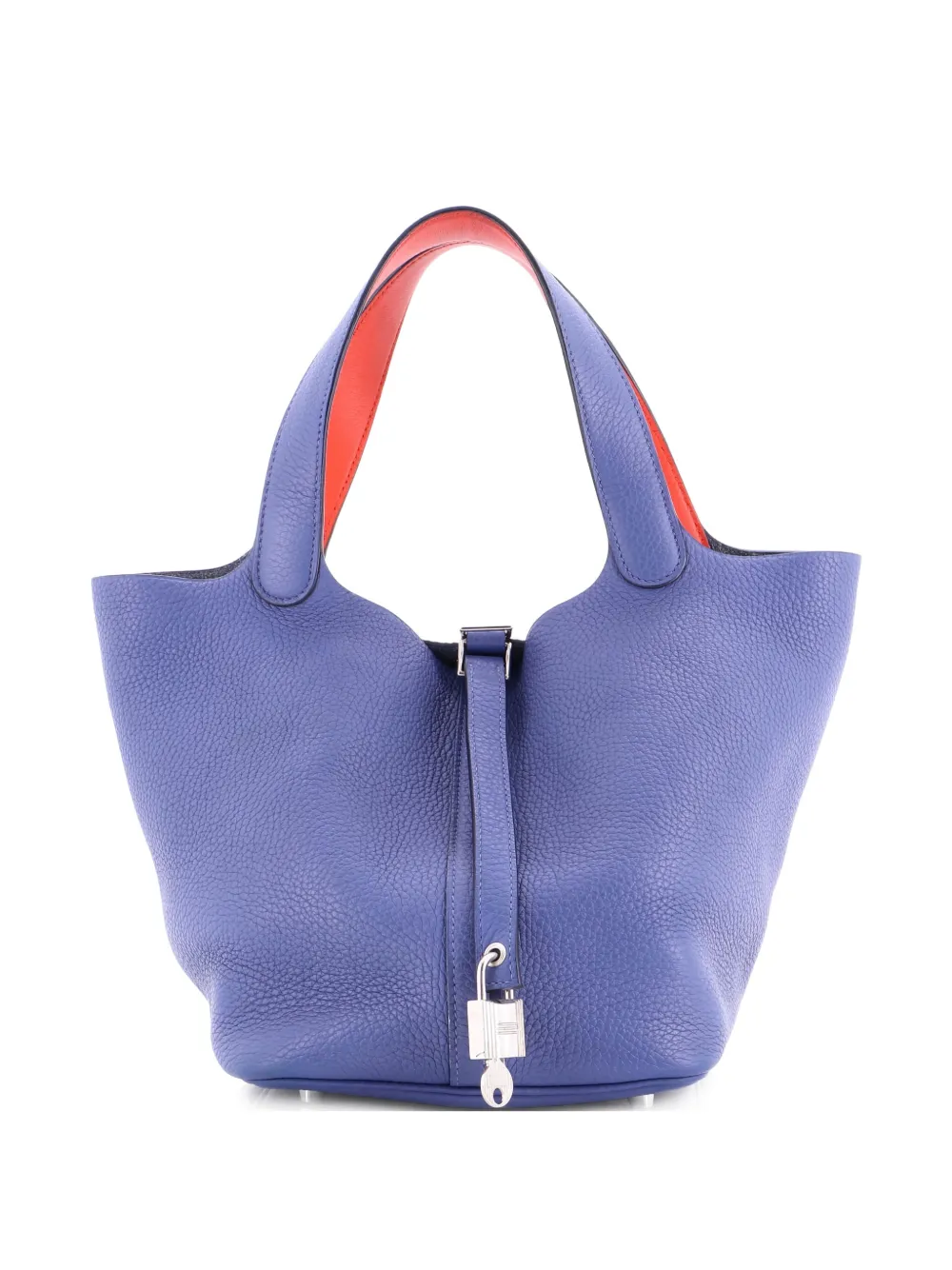 Hermès Pre-Owned Eclat Picotin Lock Bag Clemence MM bucket bag | Blue | Image 1