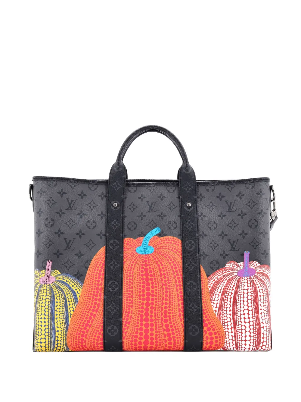 Louis Vuitton Pre-Owned Weekend Tote Yayoi Kusama Pumpkins Reverse Louis Vuitton Pre-Owned Weekend Tote Yayoi Kusama Pumpkins Reverse