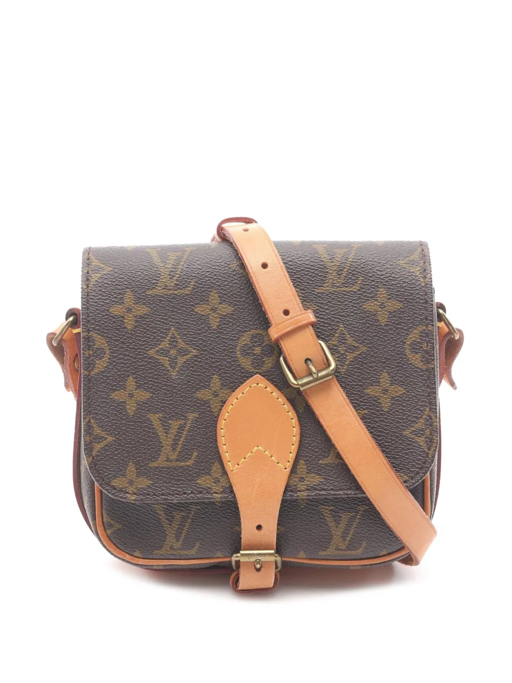 Louis Vuitton Pre-Owned 1987 モノグラム カルトシエール PM ショルダーバッグ - ブラウン Louis Vuitton Pre-Owned 1987 モノグラム カルトシエール PM ショルダーバッグ - ブラウン