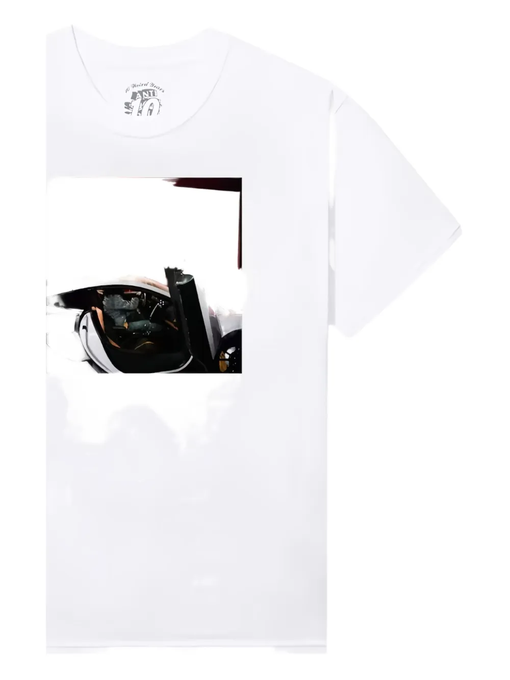 Anti Social Social Club Short-sleeve Crew-neck T-shirt In Animal Print