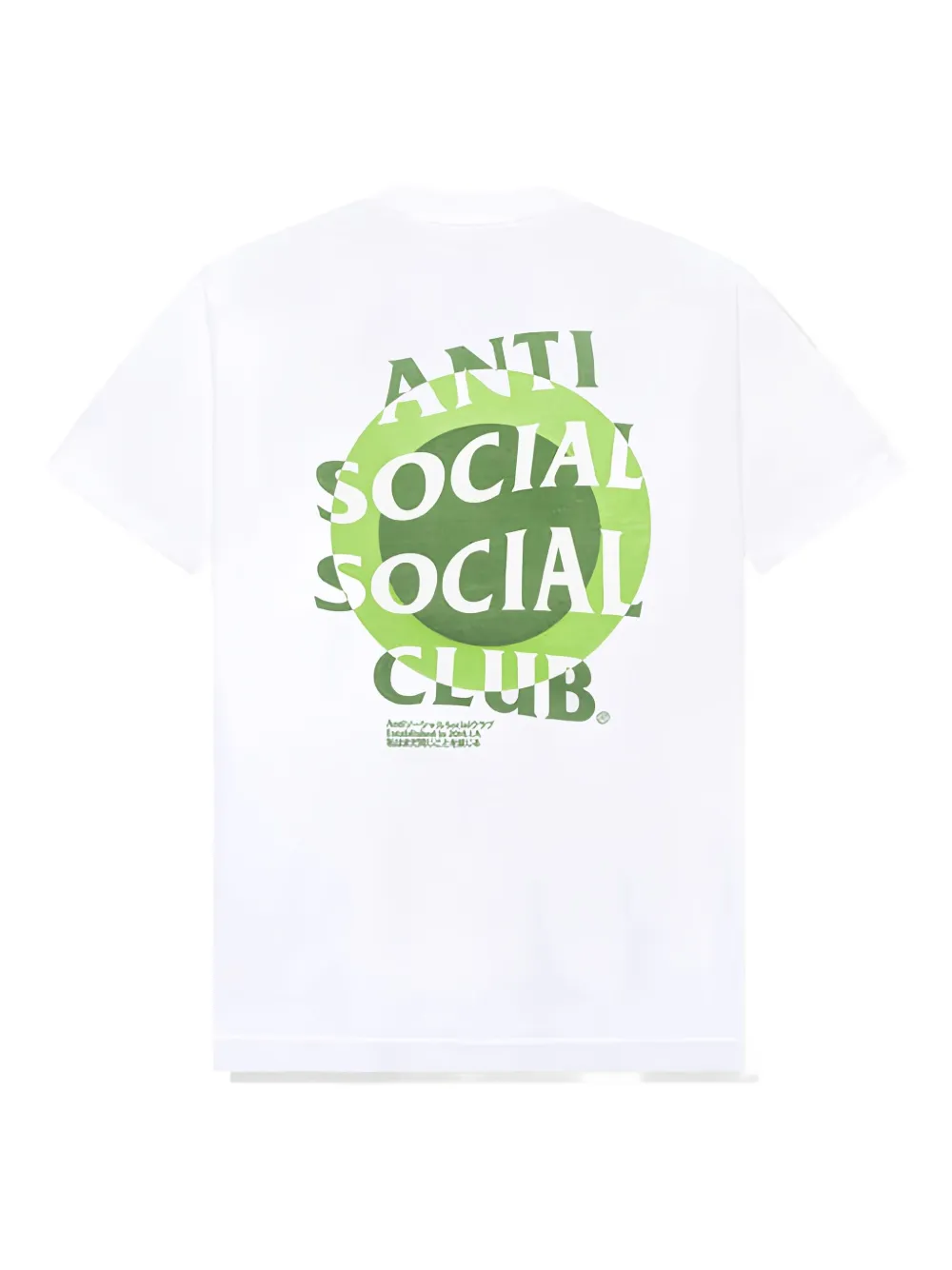 Anti Social Social Club Graphic-print Crew-neck T-shirt In White