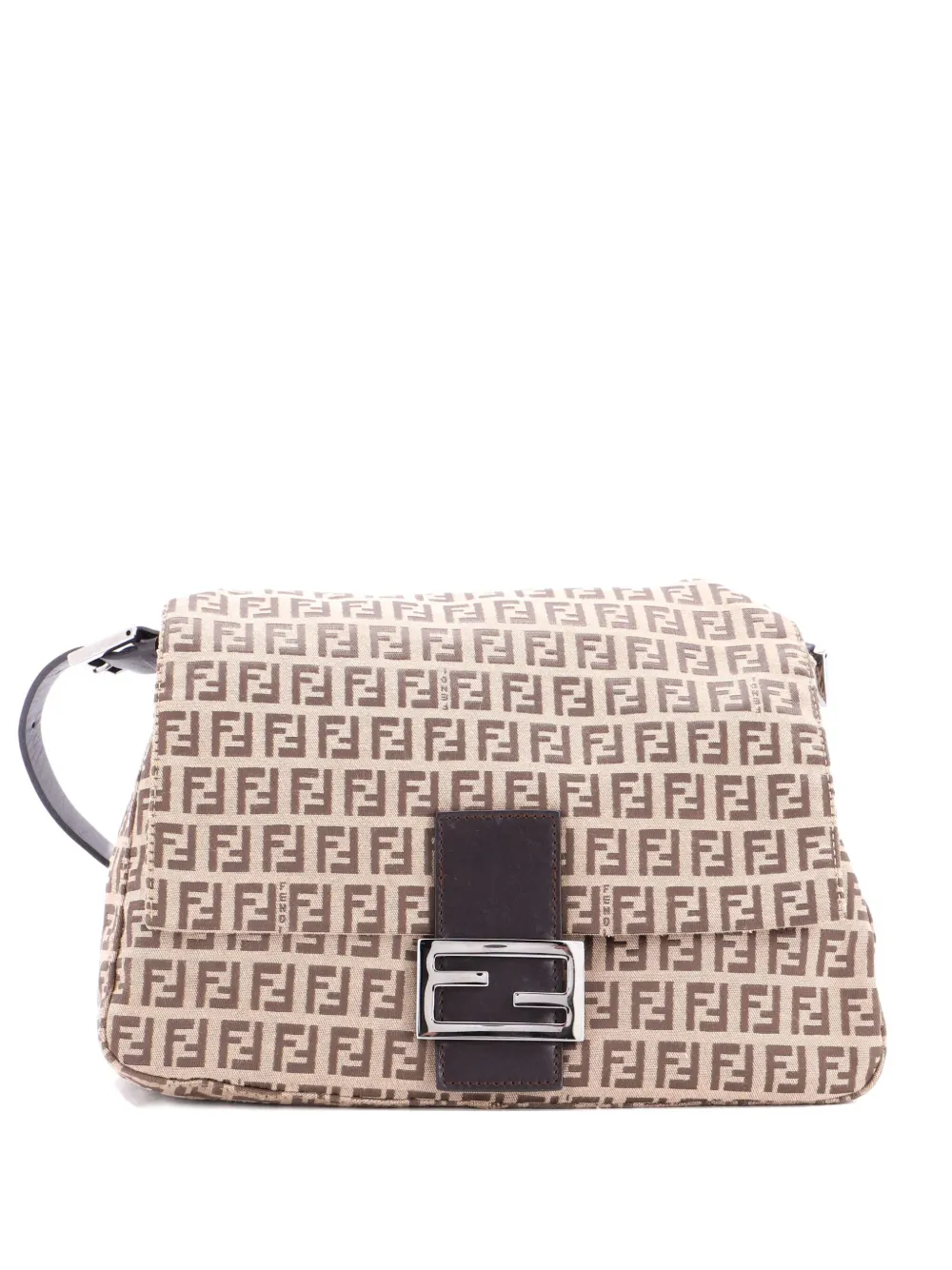 Fendi Pre-Owned Mama Forever Bag Zucchino Canvas shoulder bag - ニュートラル Fendi Pre-Owned Mama Forever Bag Zucchino Canvas shoulder bag - ニュートラル
