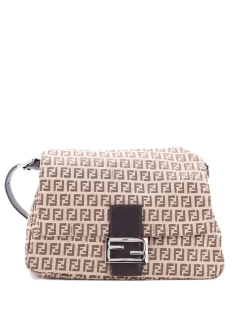 Fendi Pre-Owned Mama Forever Bag Zucchino Canvas shoulder bag