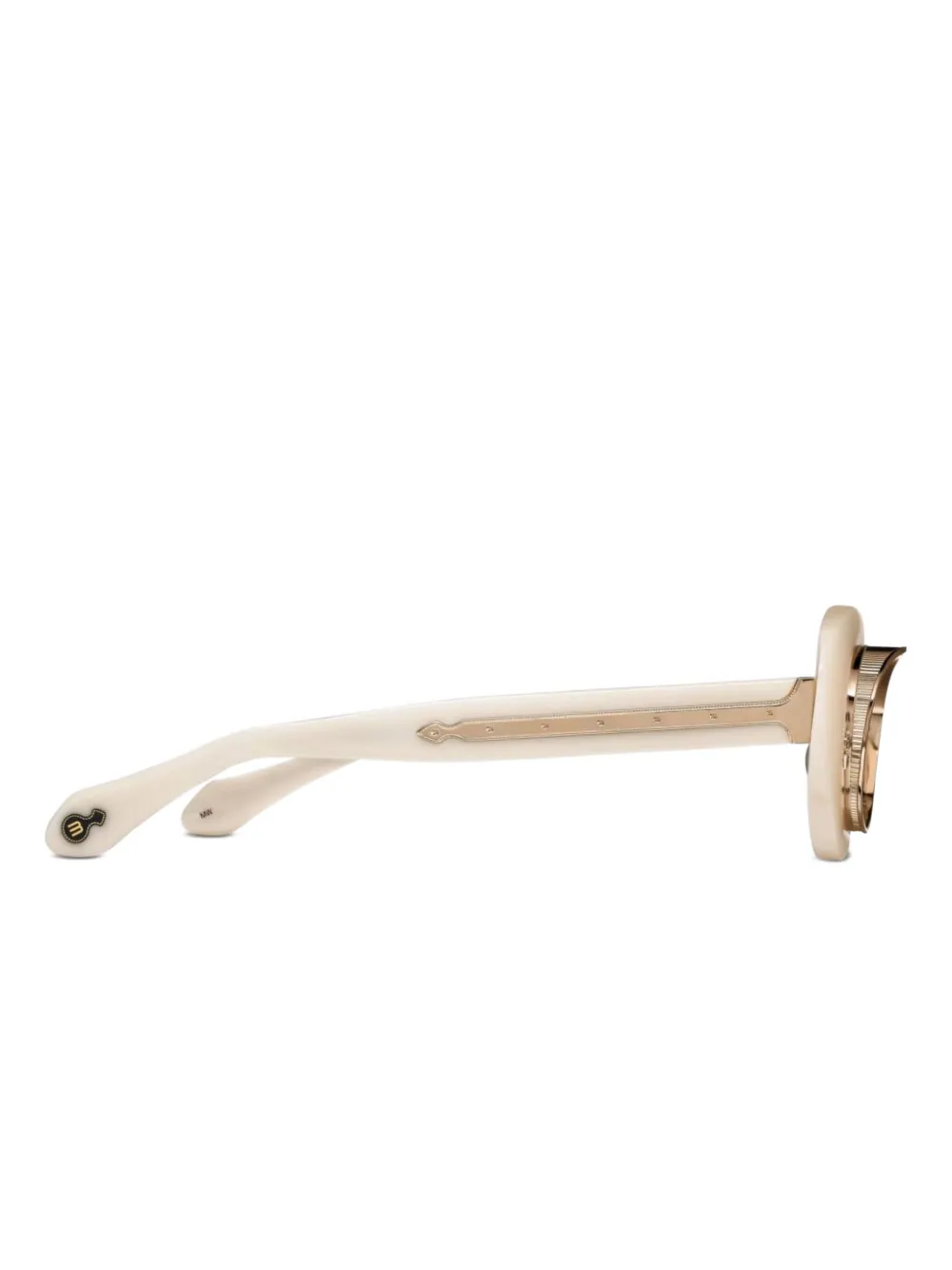 Matsuda oval-frame sunglasses - Beige