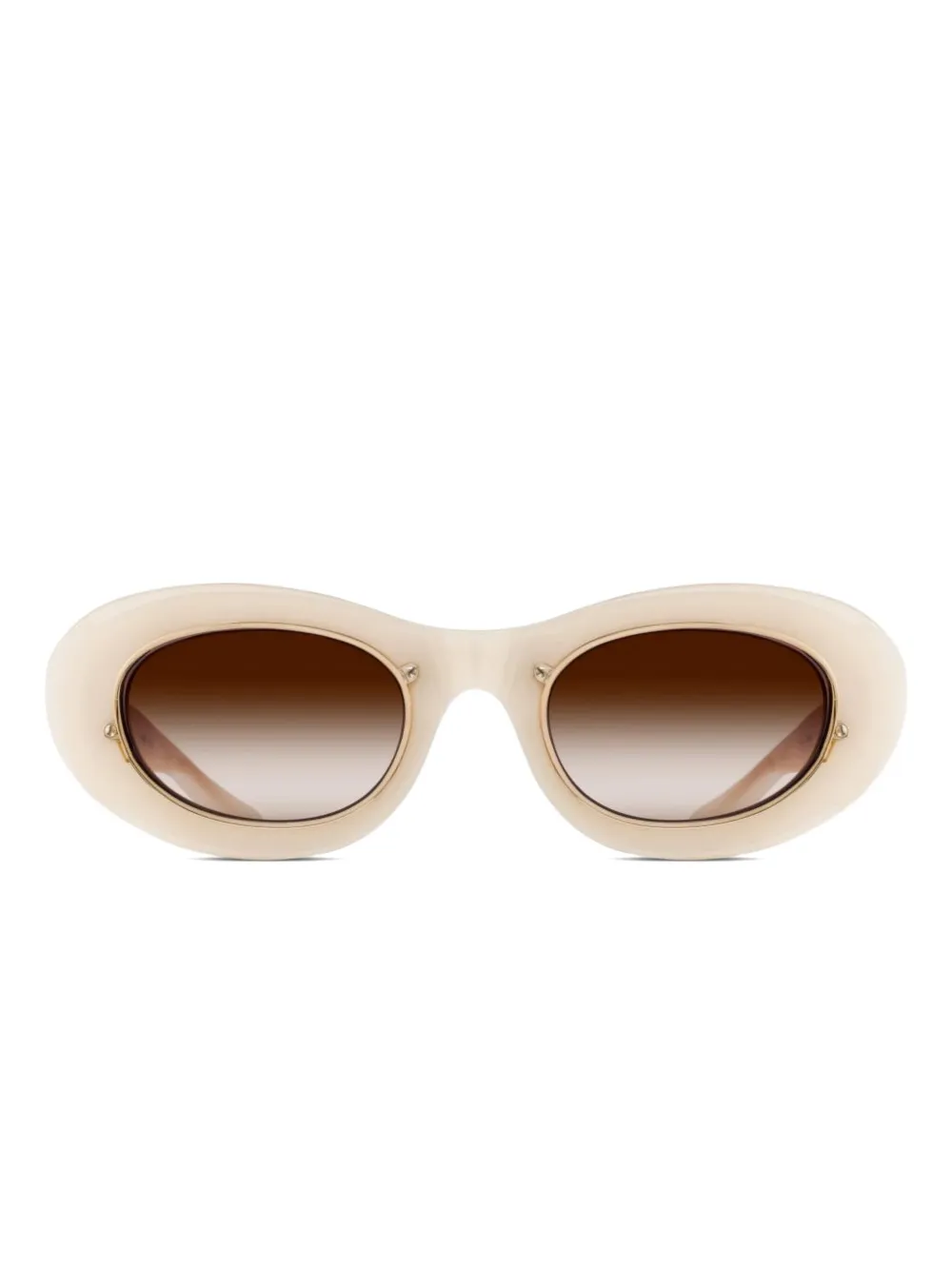 Matsuda 椭圆形镜框太阳眼镜 | 中性色 | Image 1