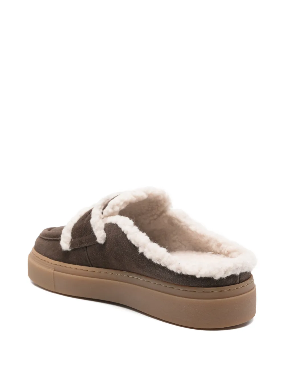 Inuikii Lammy muiltjes met bandje Bruin