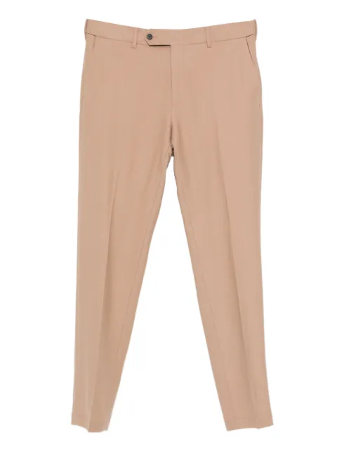Cellar Door tapered-leg button wool trousers