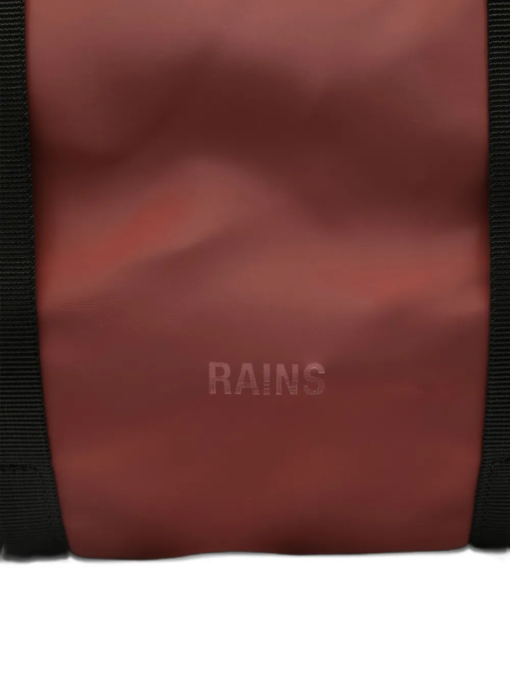 Rains Zip-fastening Tote Bag In Red