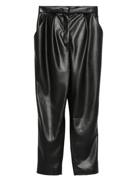 Balmain faux-leather trousers