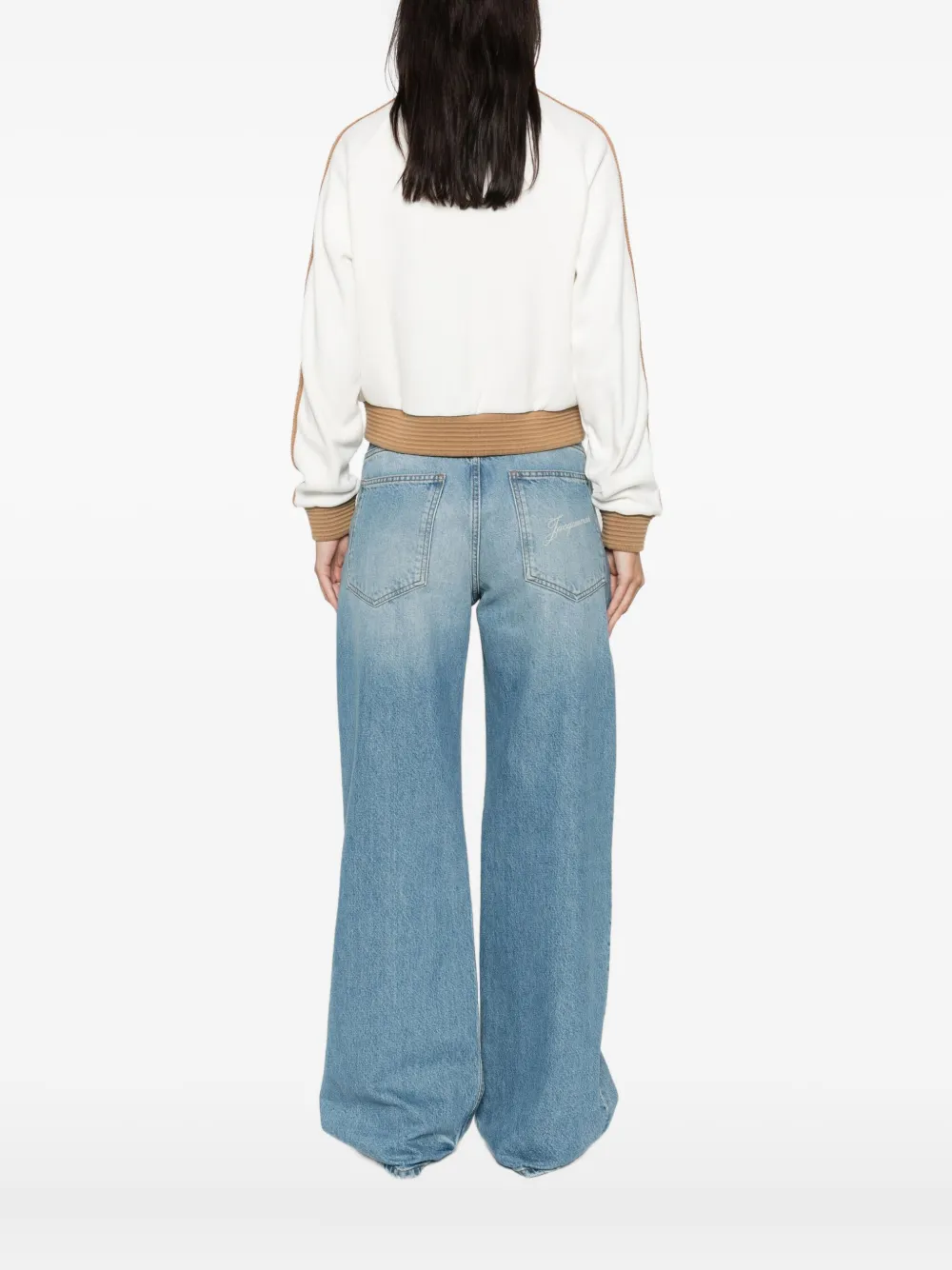 Adidas Originals Velour Zipped Sweatshirt In White