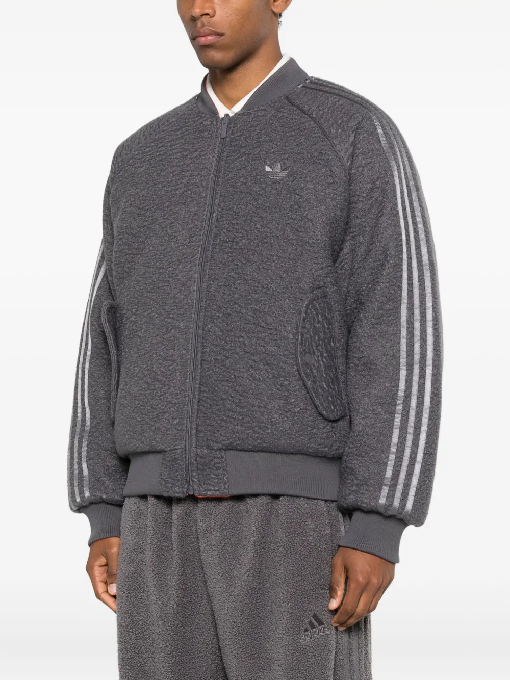 adidas Omkeerbaar bomberjack Grijs