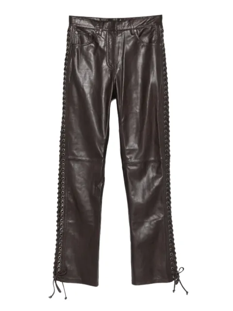 ROTATE BIRGER CHRISTENSEN pantalones con detalle de ojales