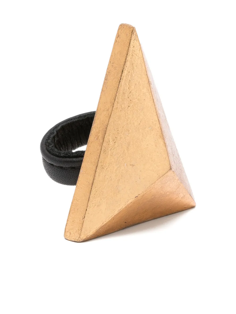 Monies triangle-shape ring | Gold | Image 1