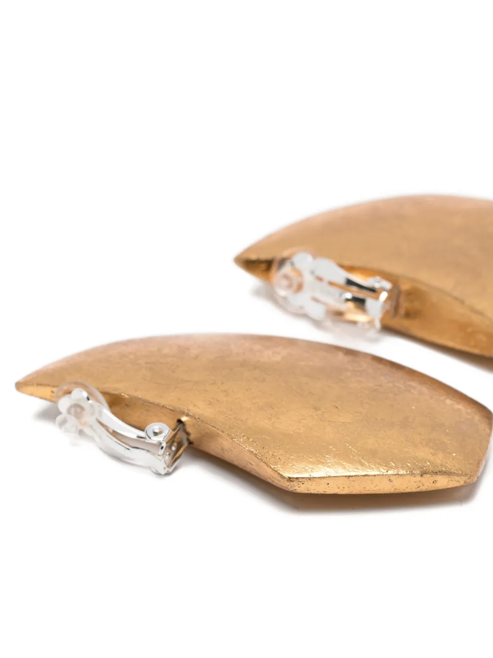 Monies Oorclips met geometrische vorm - Goud