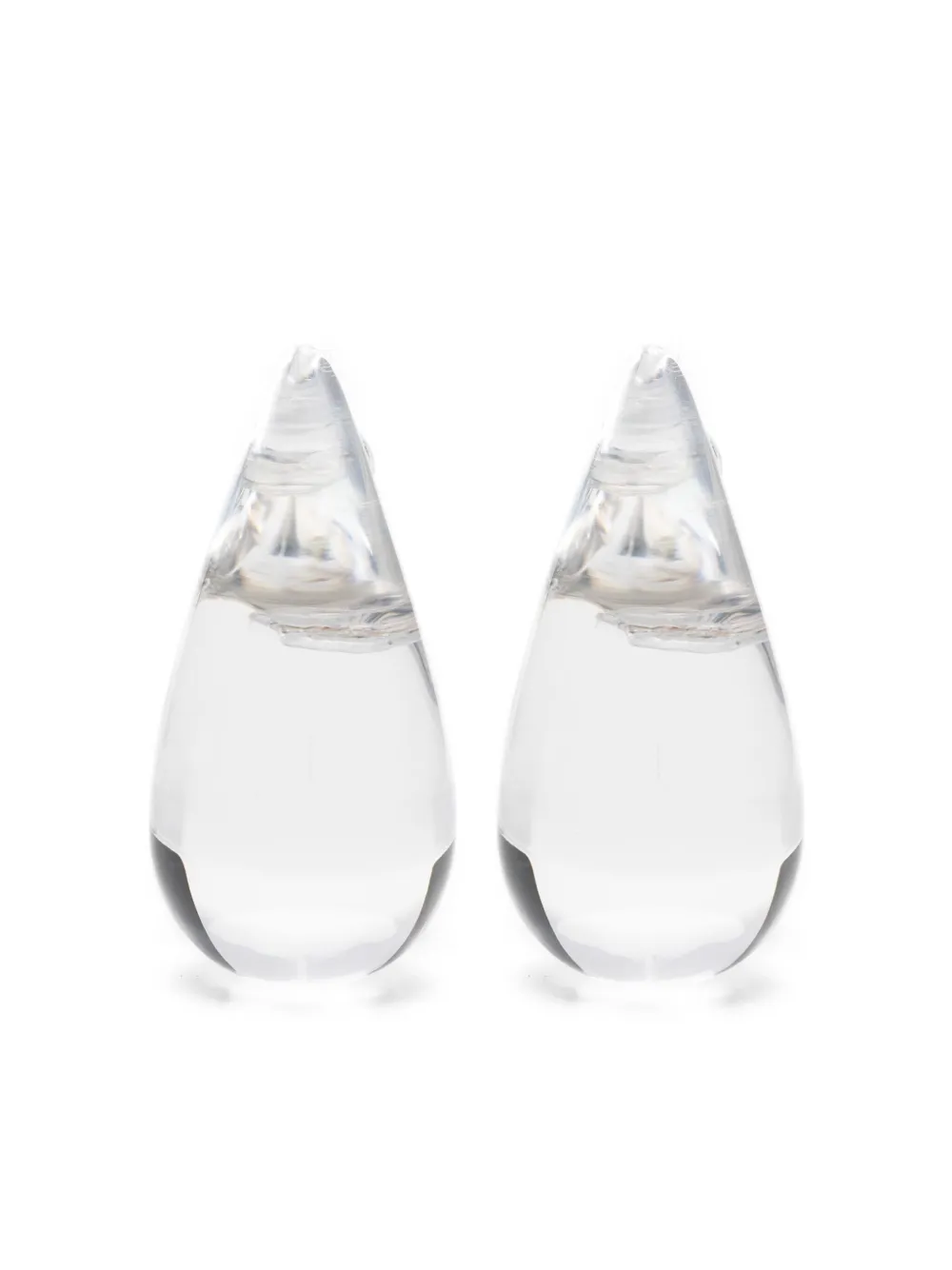 Monies tear-drop earrings | White | Image 1