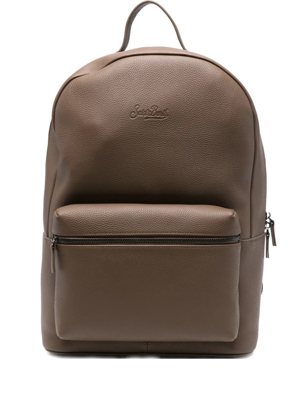 MC2 Saint Barth embossed pocket backpack | Brown | Image 1