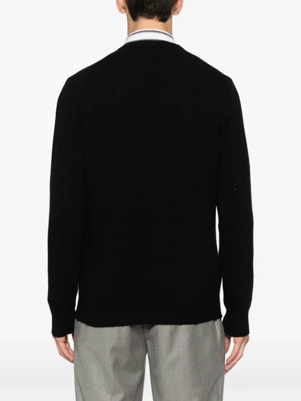 MC2 Saint Barth Heron embroidered sweater Zwart