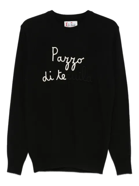 MC2 Saint Barth Heron embroidered sweater