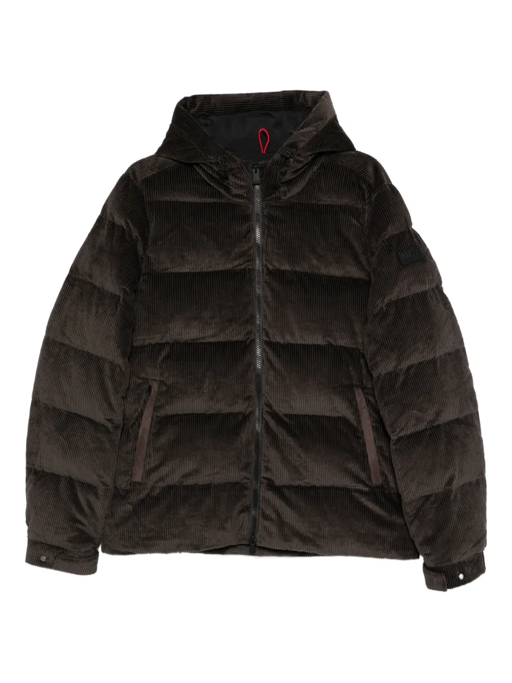 MC2 Saint Barth corduroy hooded jacket | marron | Image 1
