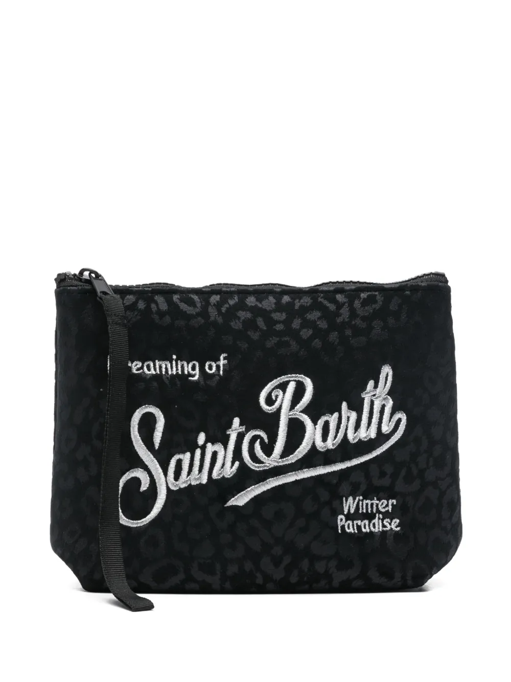 MC2 Saint Barth Trousse make up Aline con stampa - Nero