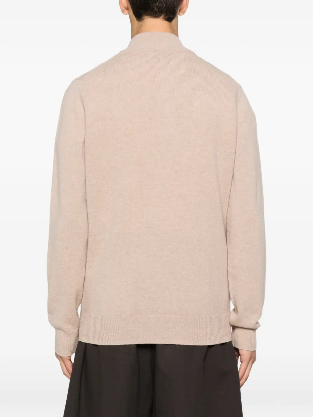 MC2 Saint Barth Jermyn zip-fastening sweater Beige