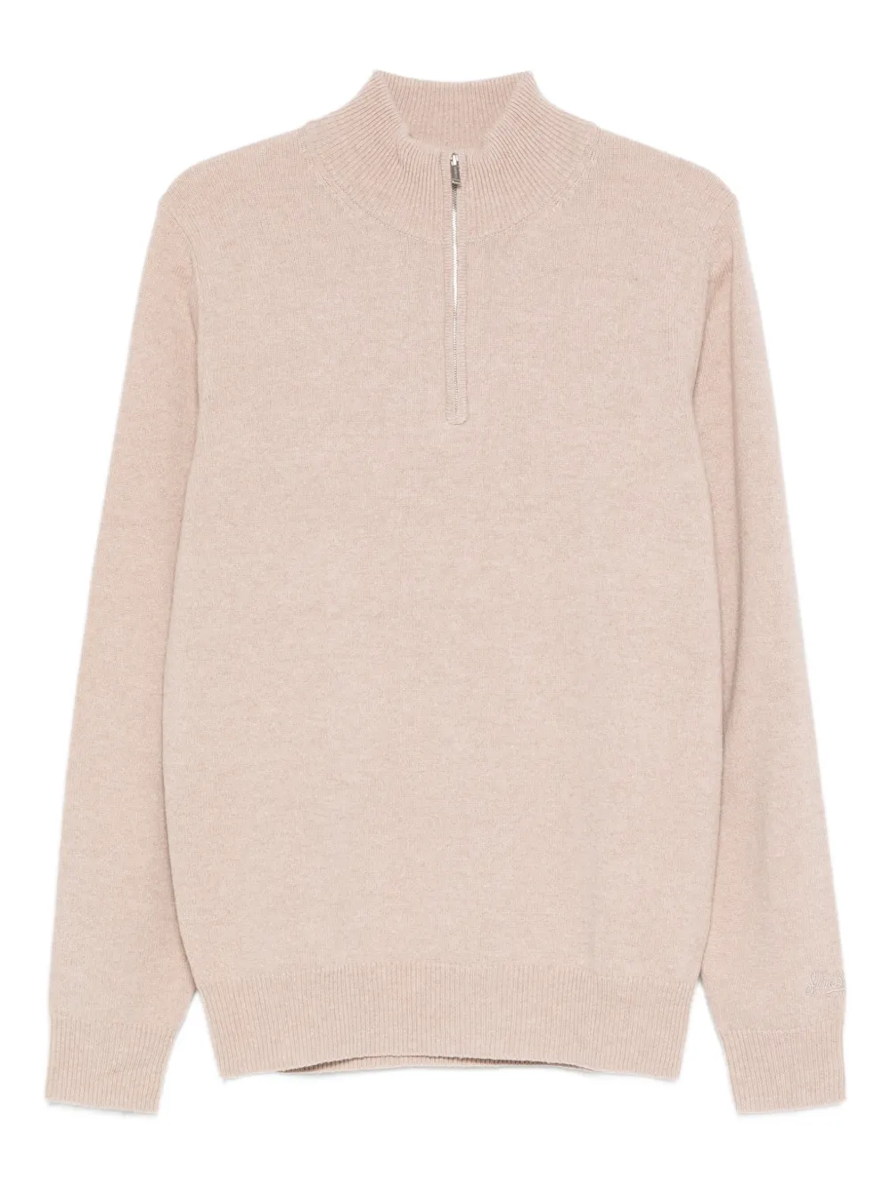 MC2 Saint Barth Jermyn zip-fastening sweater | Neutrals | Image 1
