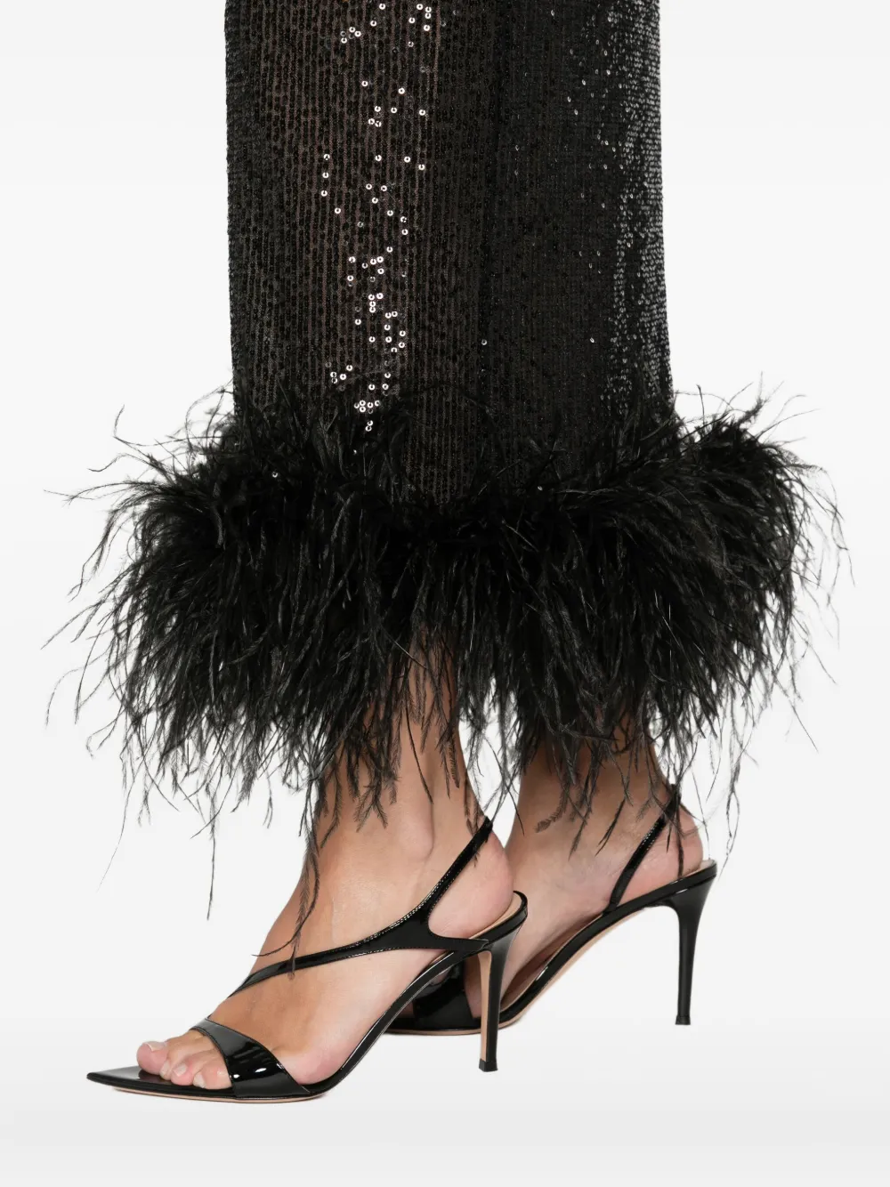 Atu Body Couture Midi-jurk verfraaid met pailletten Zwart